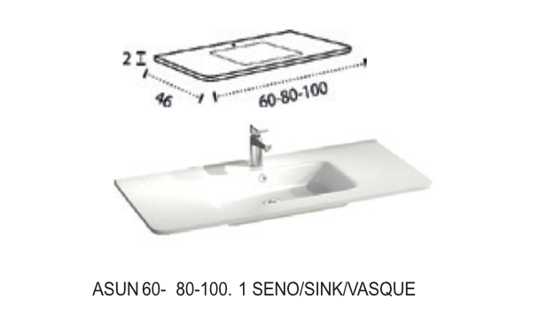 Lavabo Asus 1 seno